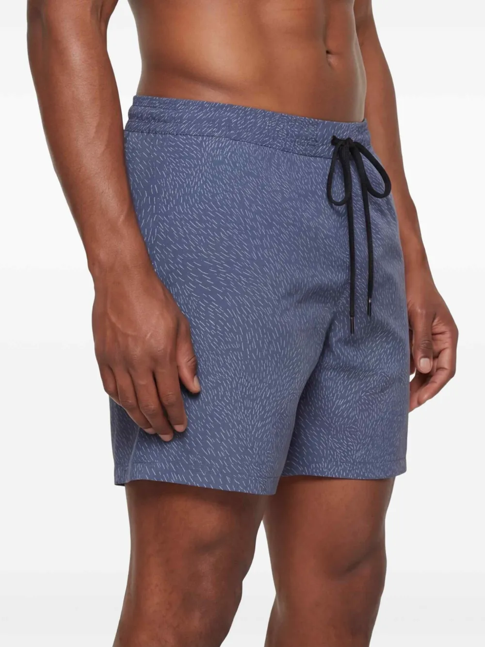 Brioni Zwembroek met trekkoord Blauw