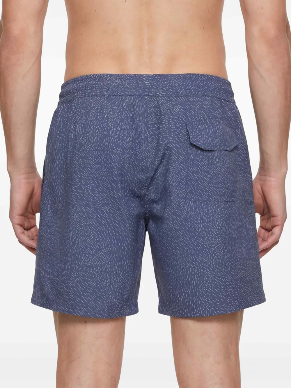 Brioni Zwembroek met trekkoord Blauw