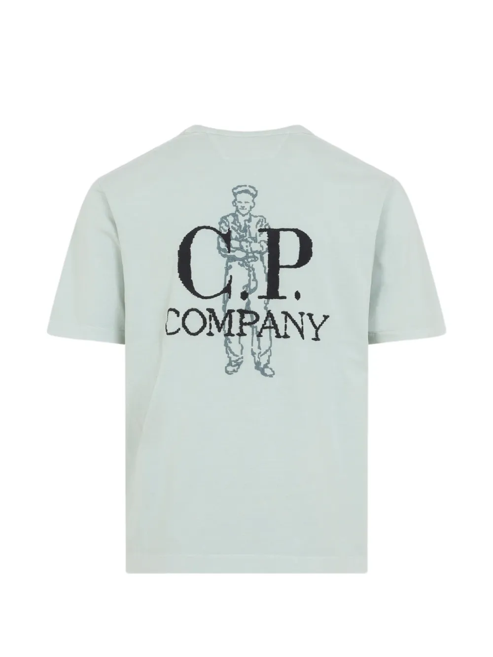 C.P. Company T-shirt met logoprint Blauw