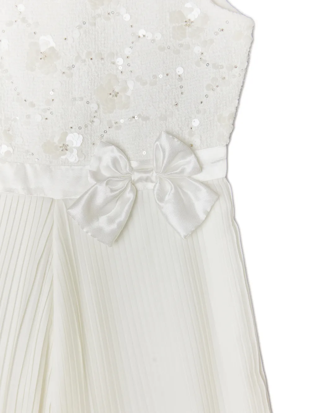 BCBG KIDS Geplooide playsuit met pailletten Wit