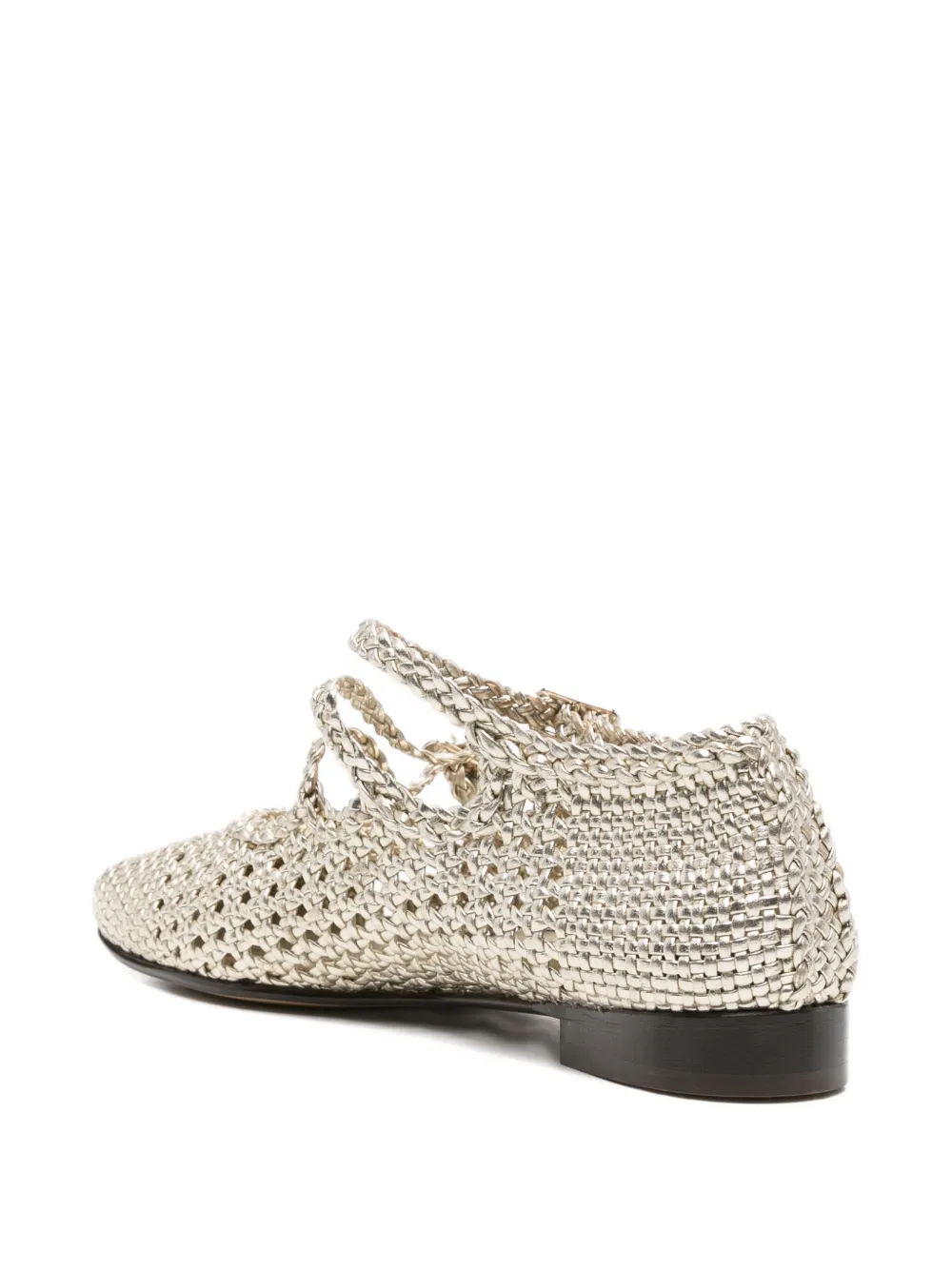 Carel Paris Ariana T braided flat pumps Goud