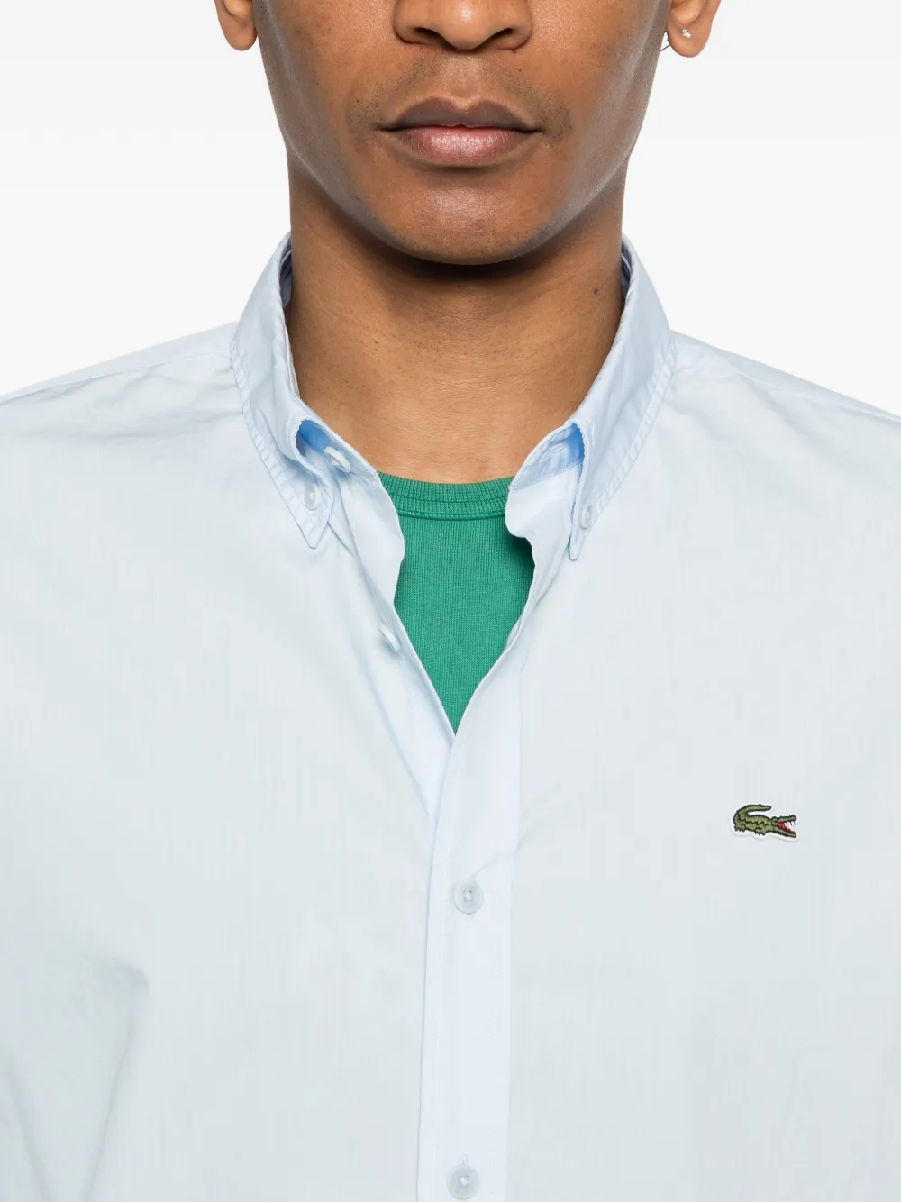 Lacoste Overhemd met lange mouwen Blauw