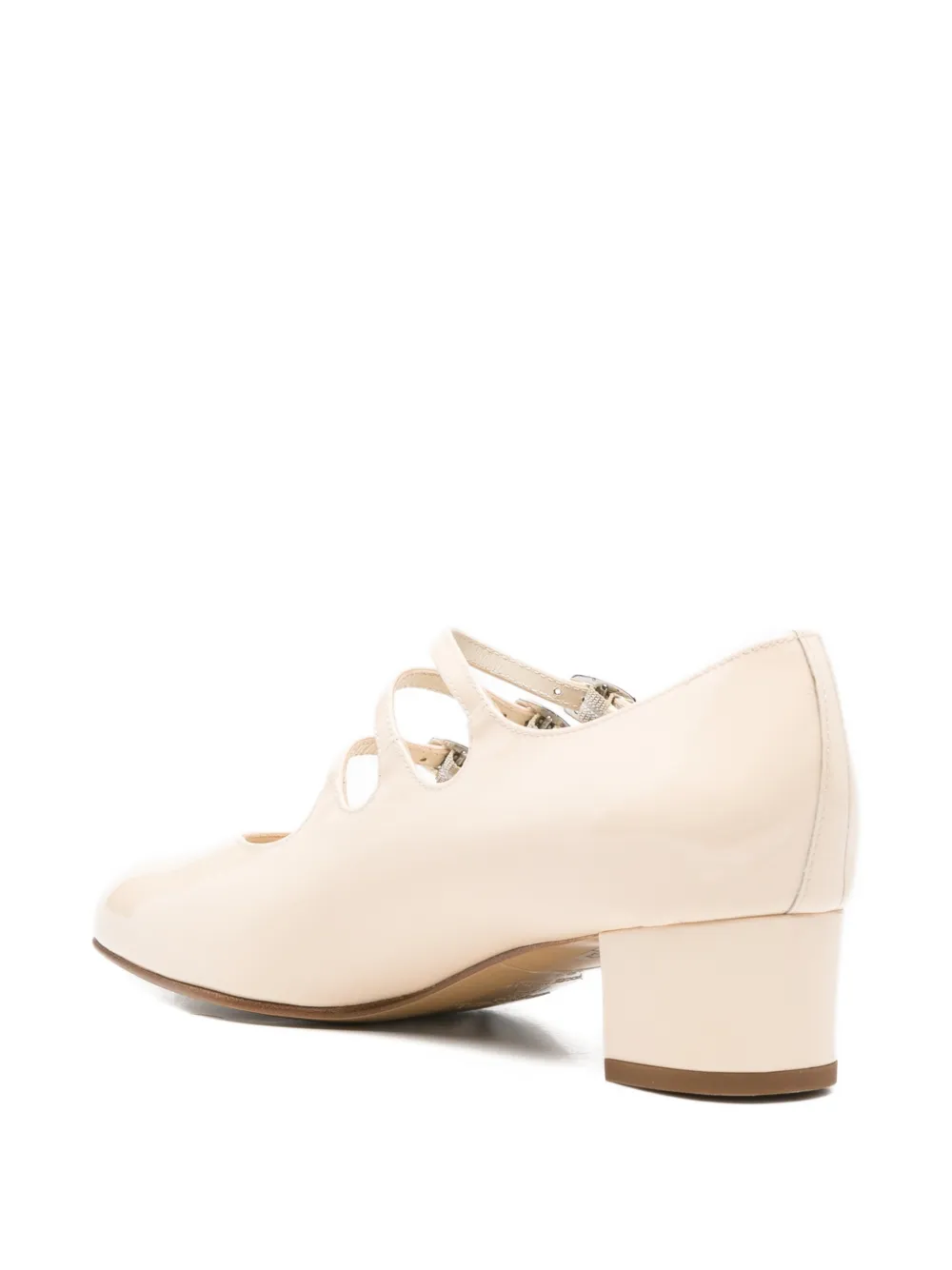 Carel Paris Kina triple-strap pumps Beige