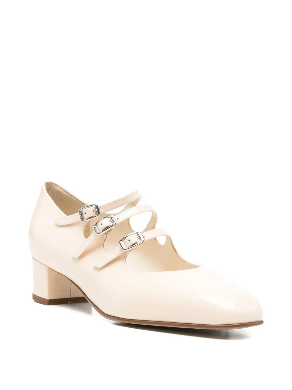 Carel Paris Kina triple-strap pumps Beige