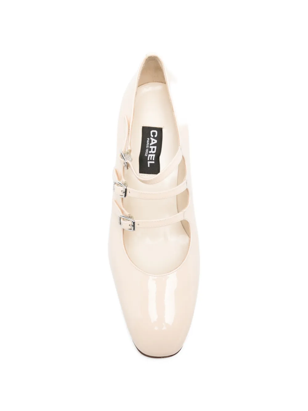 Carel Paris Kina triple-strap pumps Beige