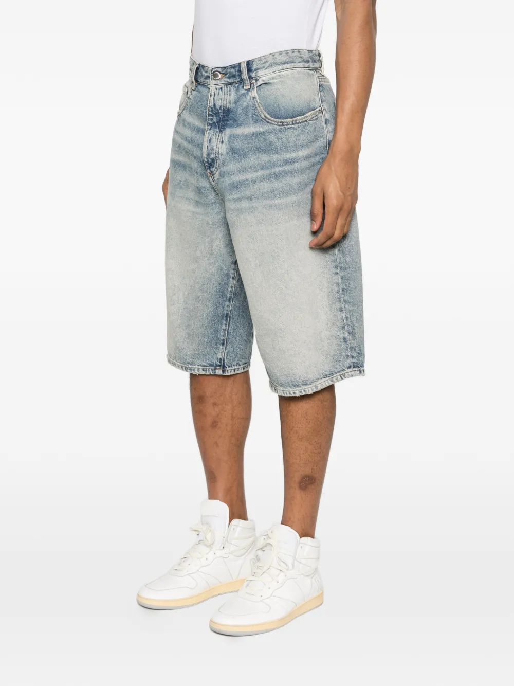  Icon Denim Denim Shorts - Blue 