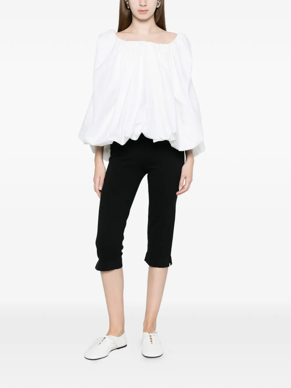 Jacquemus The Lavande bouffant top Wit