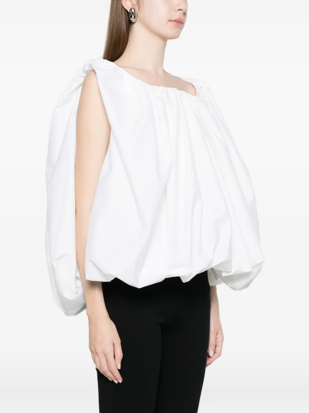 Jacquemus The Lavande bouffant top Wit