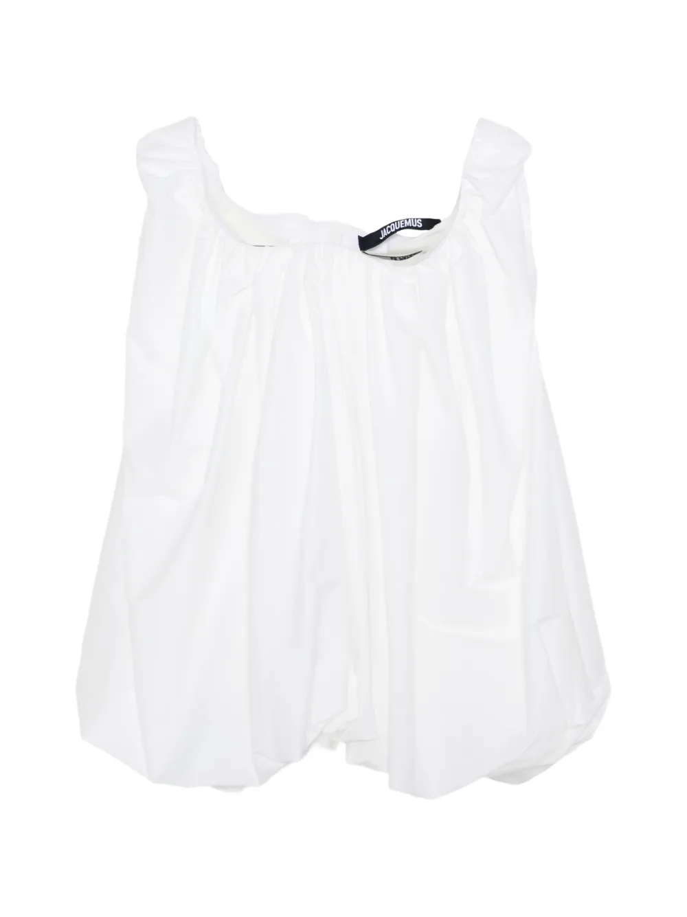 Jacquemus square-neck top - Bianco