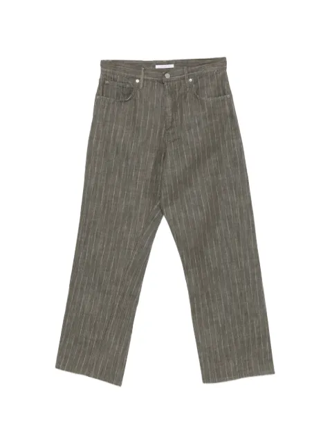 Sunflower Wide Twist striped straight jeans