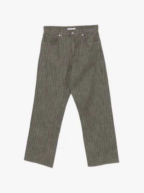 Sunflower Wide Twist striped straight jeans