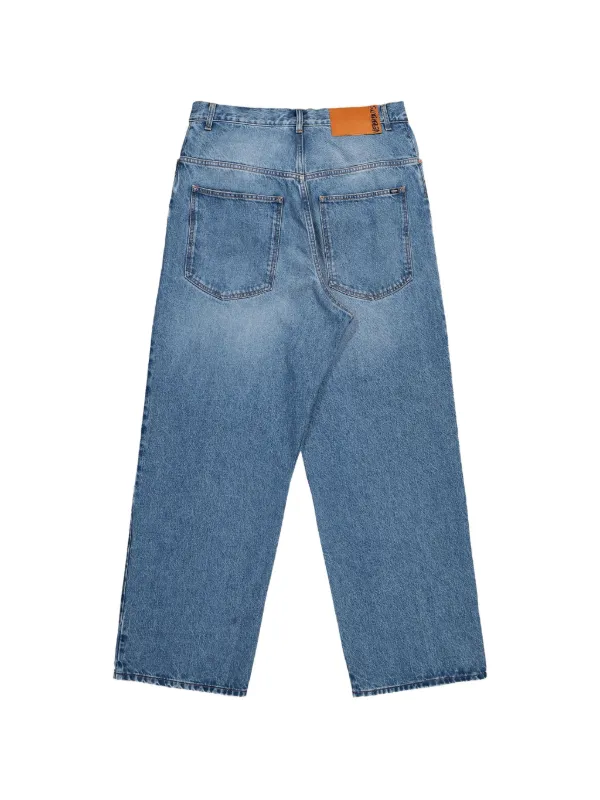VETEMENTS プリント ジーンズ | ブルー | FARFETCH JP