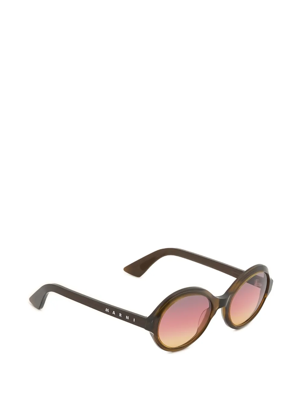  Marni Nozea Round-shape Sunglasses - Brown 