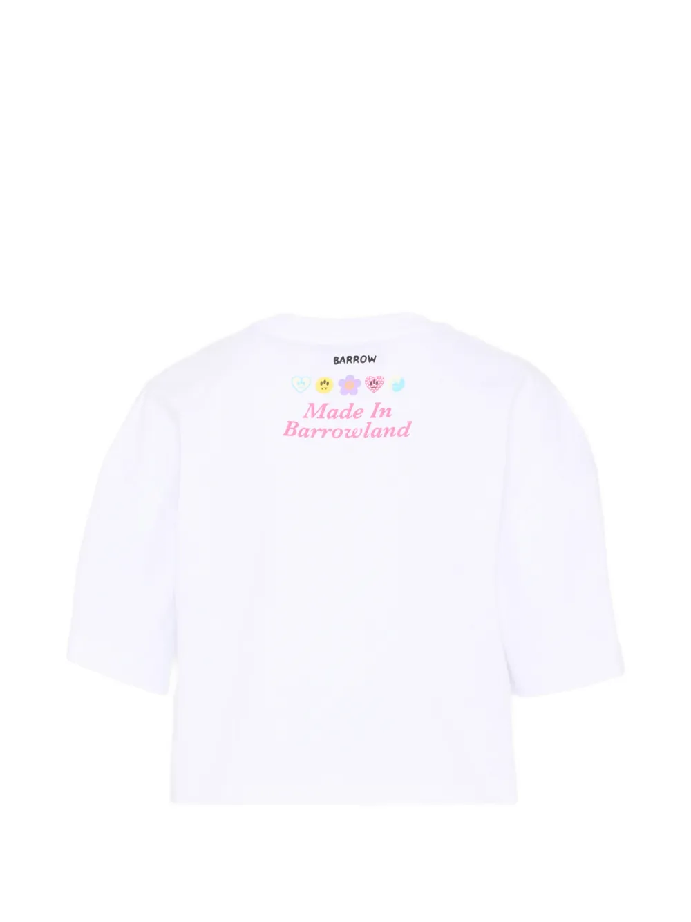 Barrow kids T-shirt met pailletten Wit