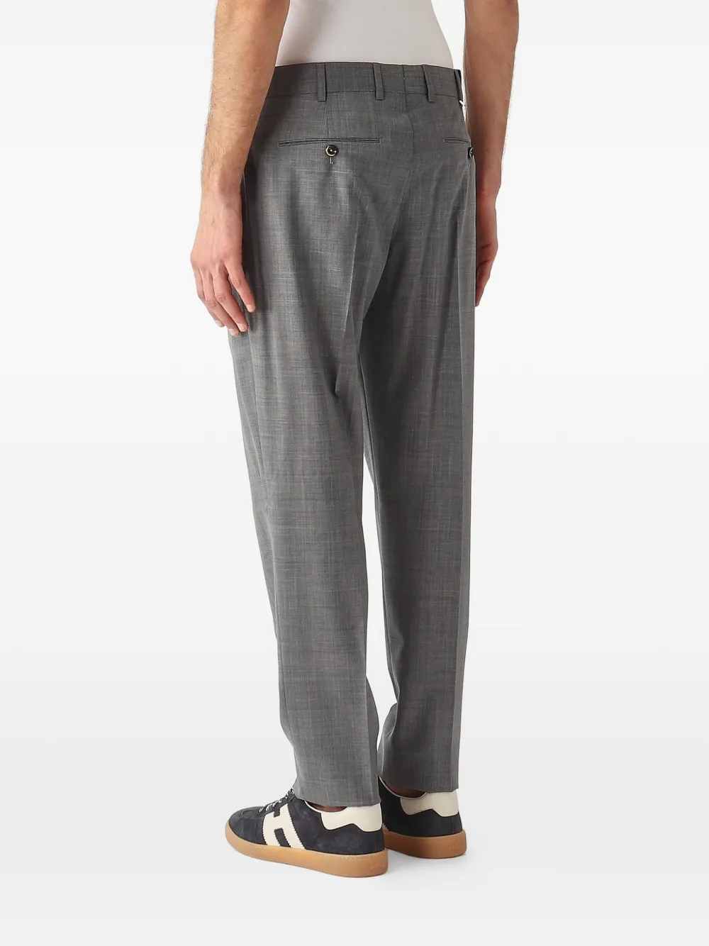  Pt Torino Pantalon Plissé Union - Gris 
