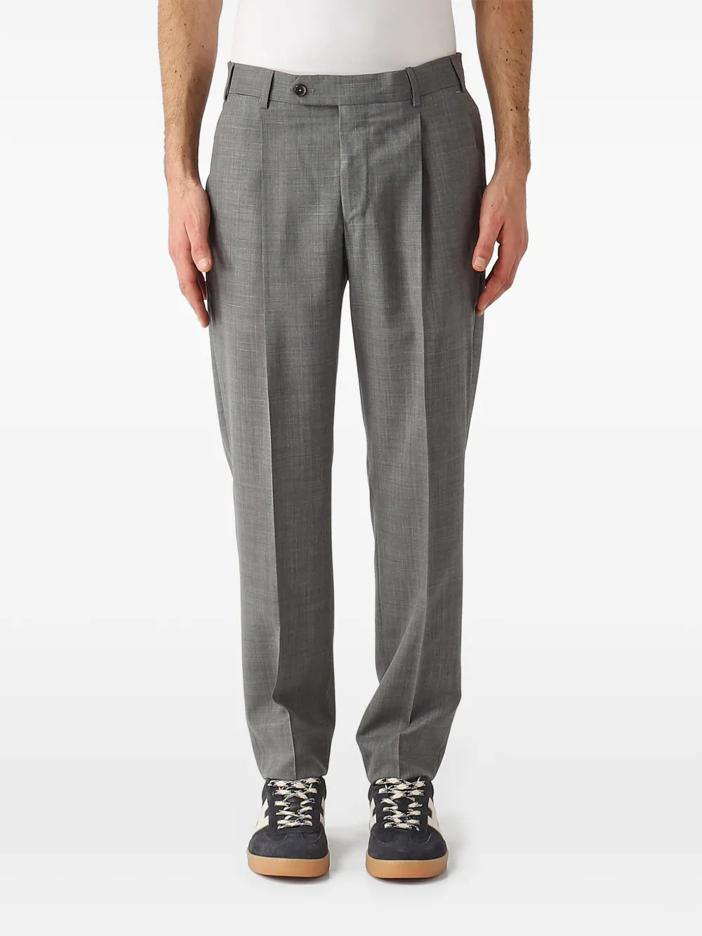 PT Torino Union pleated trousers - Grigio