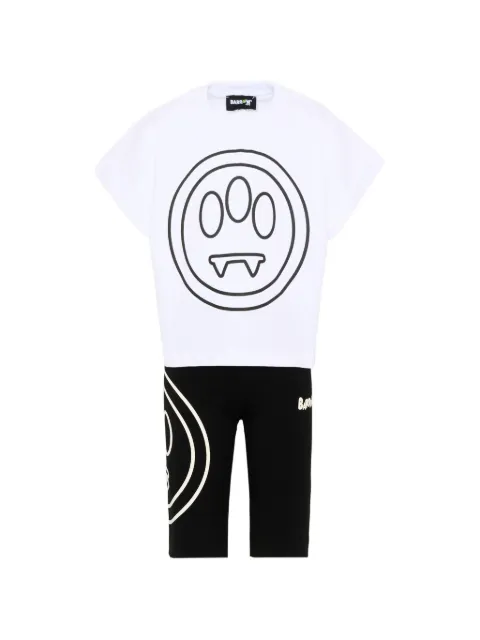 Barrow kids graphic print short tracksuit