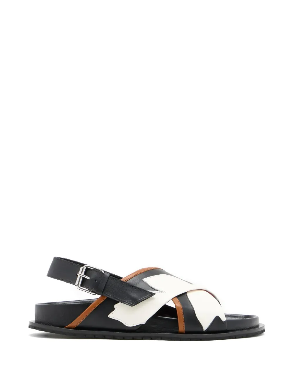 Plan C criss cross-strap sandals Zwart