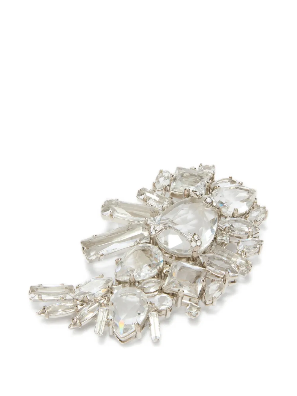  Ermanno Scervino Embellished Brooch - Silver 