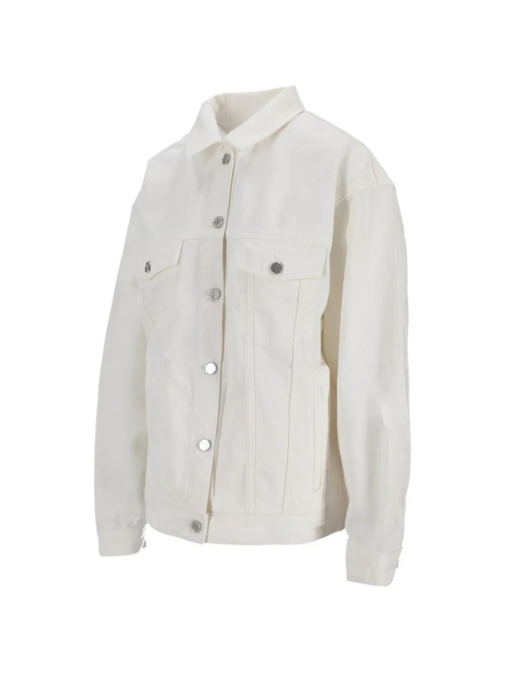  Anine Bing Buttoned Cotton Jacket - White 