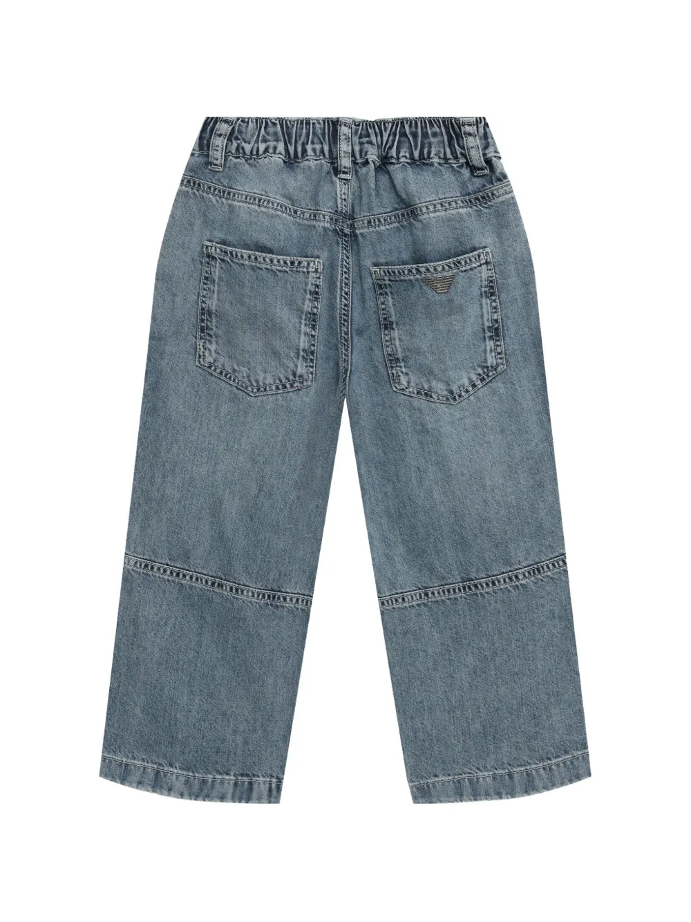 Emporio Armani Kids Jeans met trekkoord Blauw