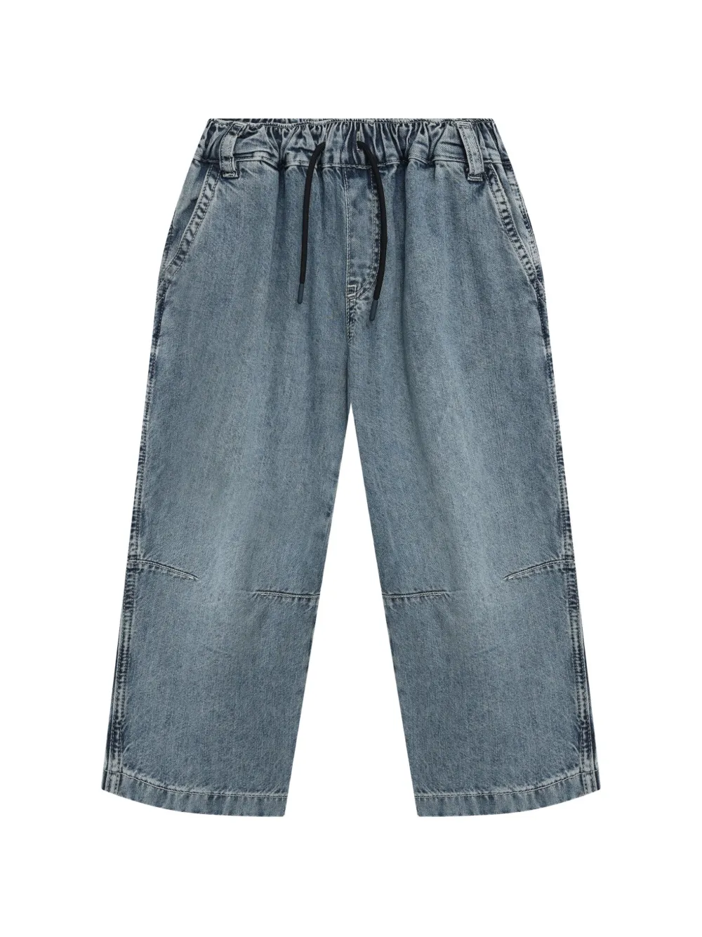 Emporio Armani Kids drawstring jeans - Blu