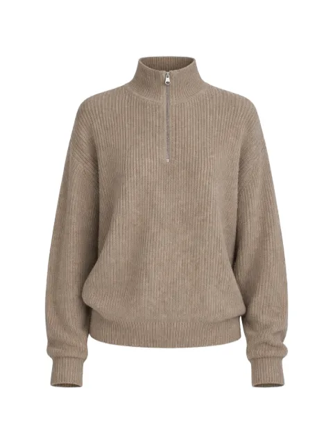 Jenni Kayne ribbed half-zip sweater