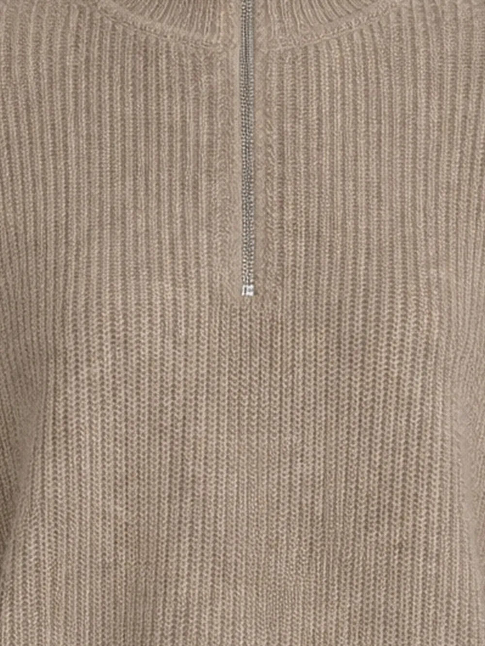  Jenni Kayne Ribbed Half-zip Sweater - Neutrals 