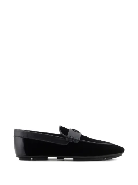 Giorgio Armani logo-detail loafers