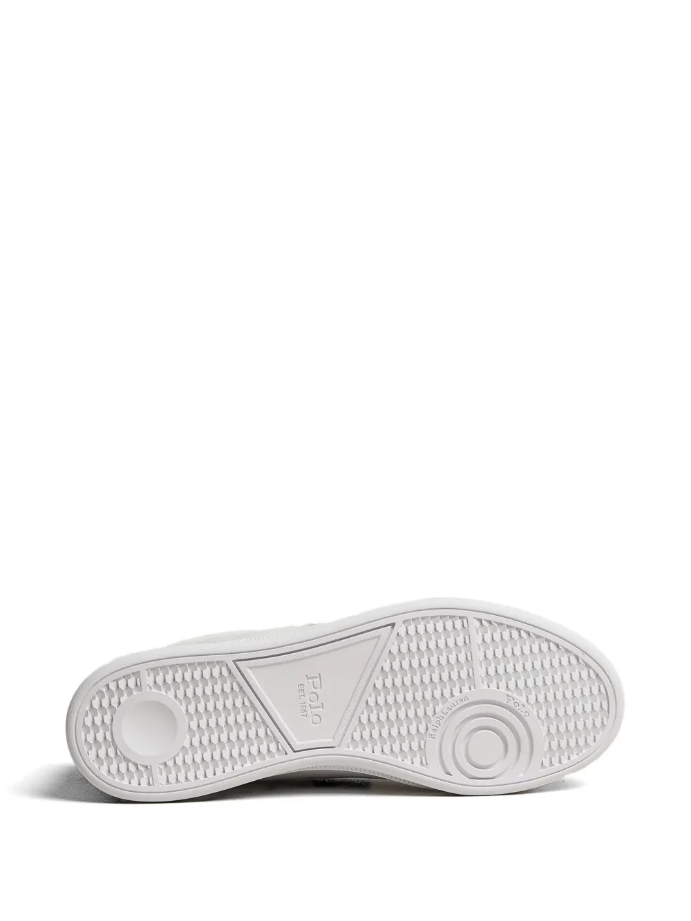 Polo Ralph Lauren Heritage Court sneakers met logo Wit