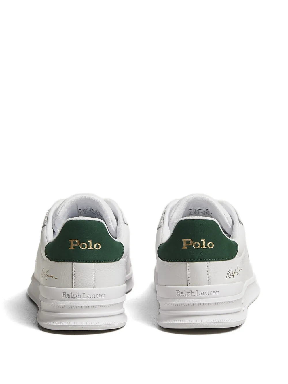 Polo Ralph Lauren Heritage Court sneakers met logo Wit