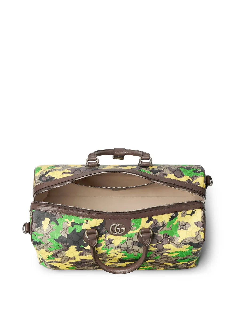 Gucci GG Camouflage Luggage | Yellow | FARFETCH