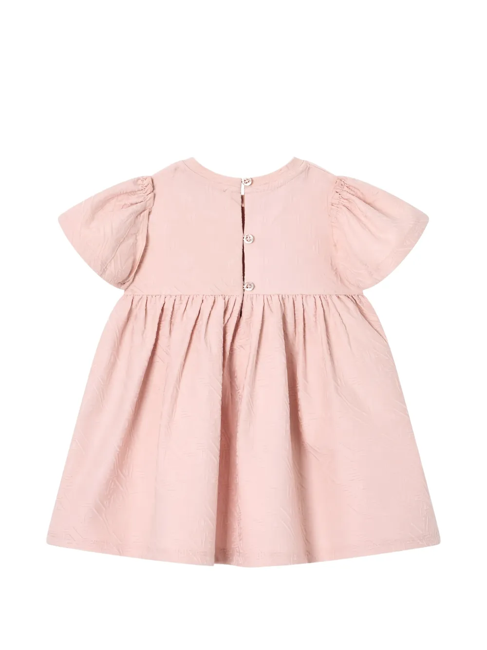 Emporio Armani Kids Jersey jurk met logo Roze