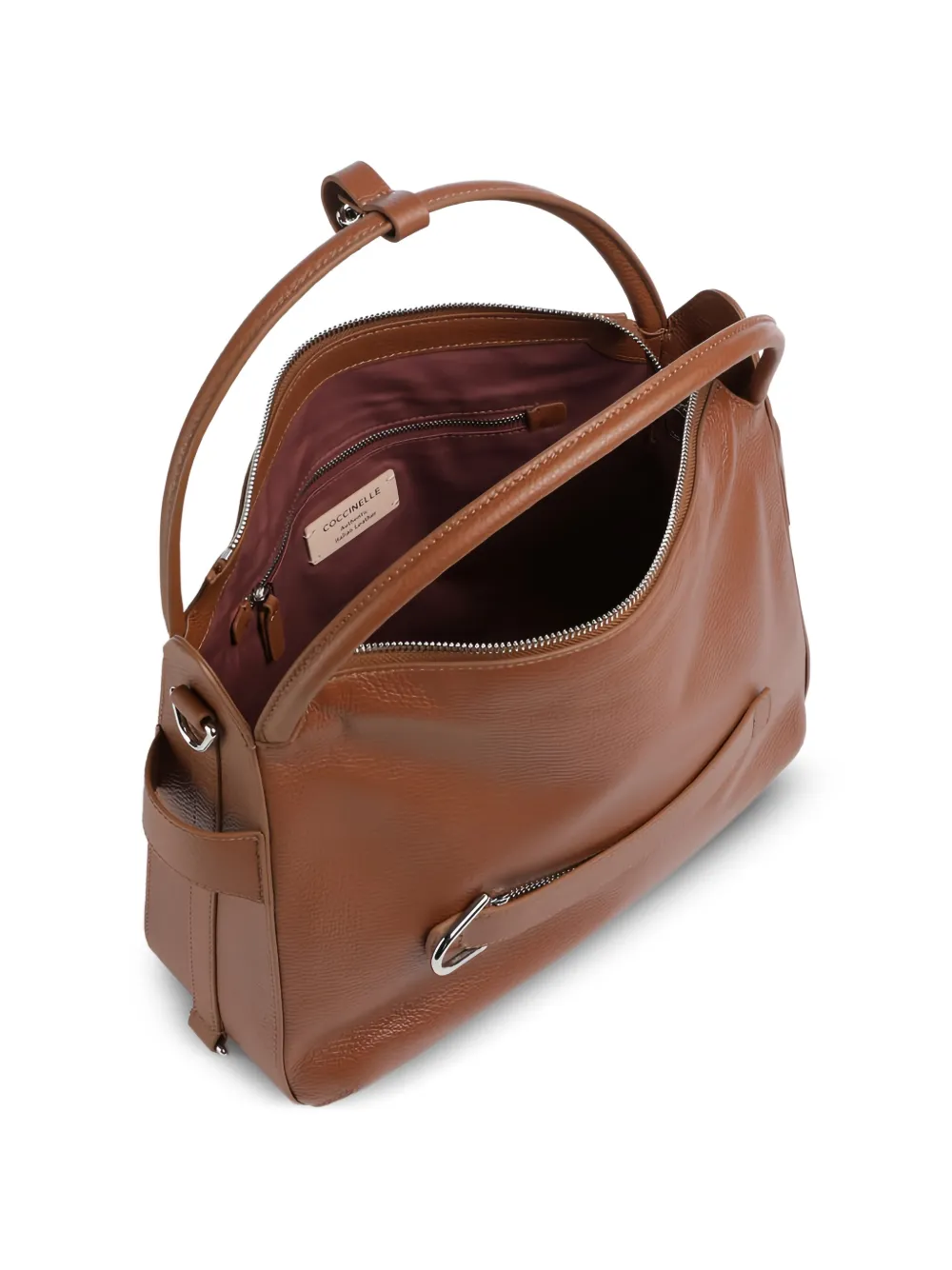 Coccinelle Shopper met rits Bruin
