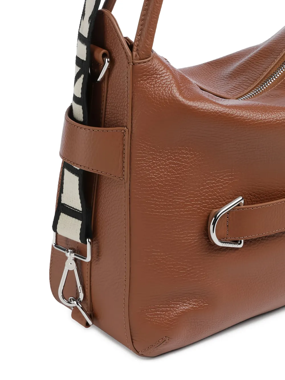 Coccinelle Shopper met rits Bruin
