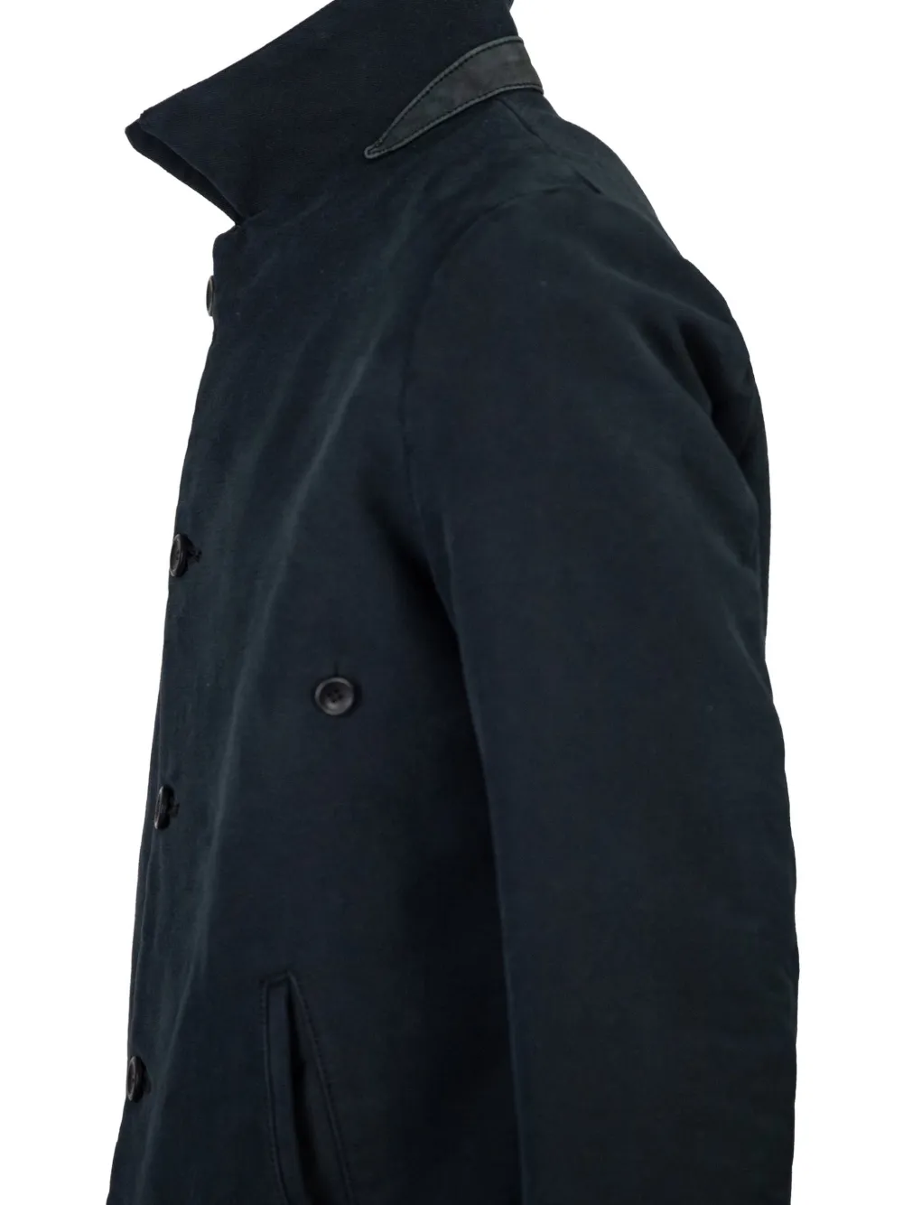 Hannes Roether Shirtjack met knopen Blauw