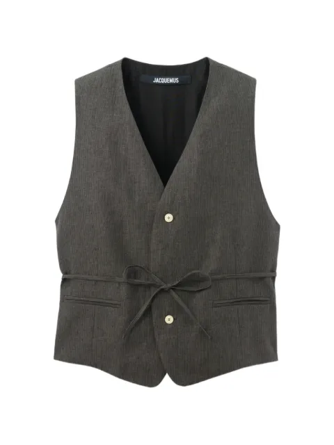 Jacquemus Paysan button tie-waist gilet