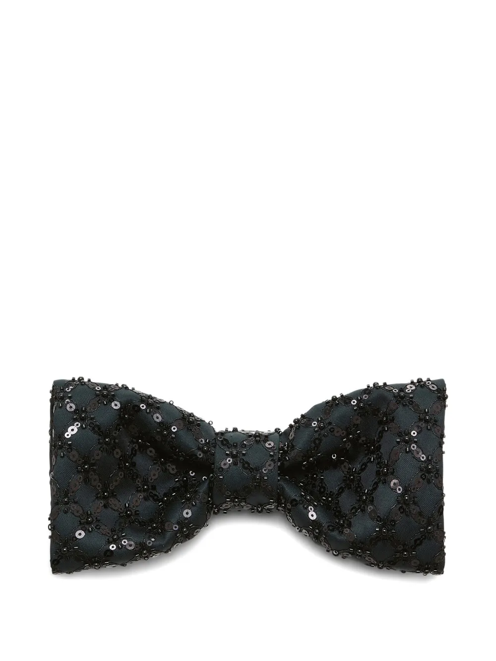 Dorothee Schumacher sequin bow tie - Nero