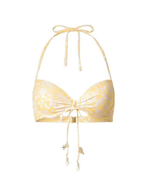 TWINSET floral-print push-up bikini top