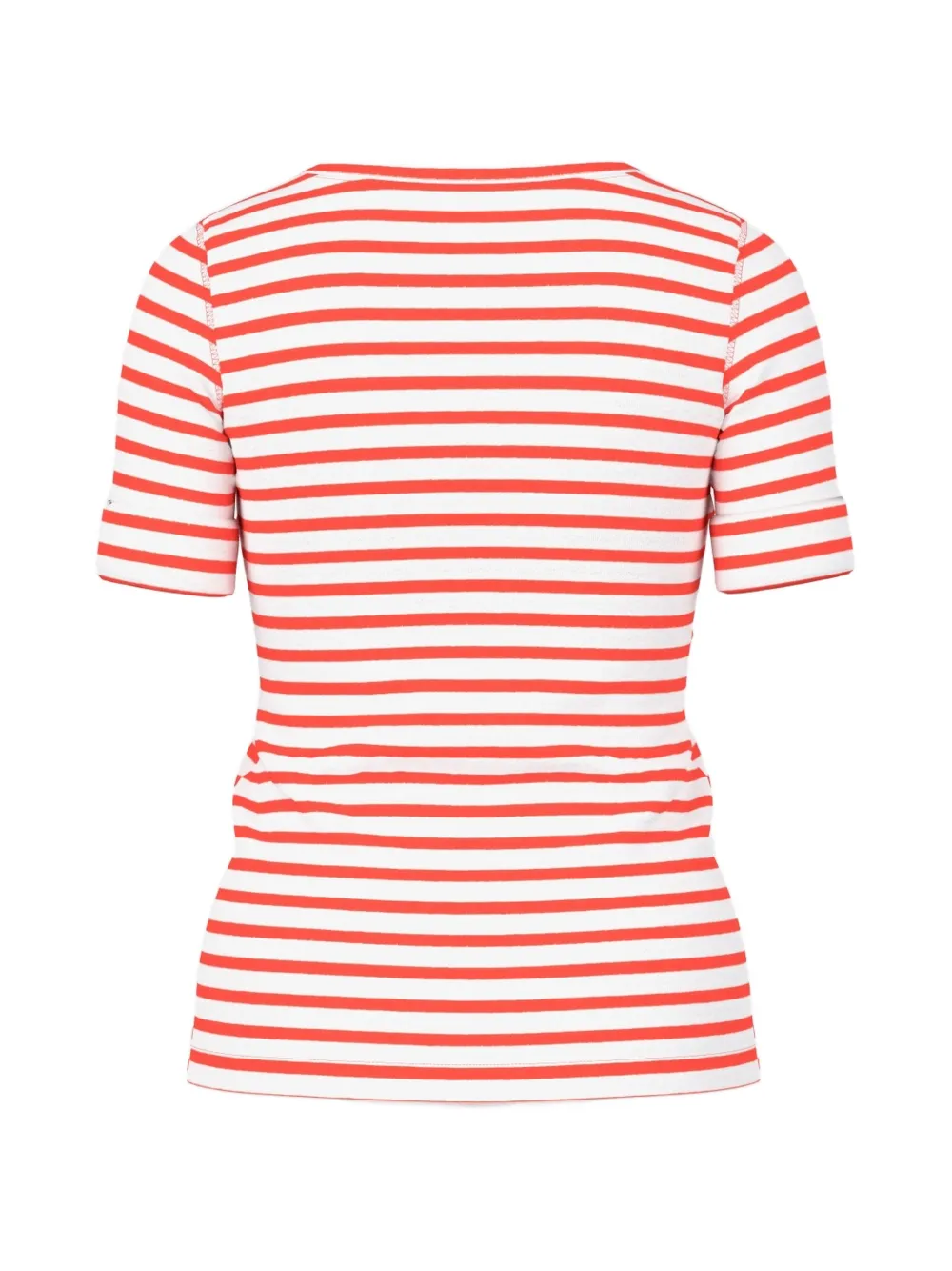  Marccain Striped T-shirt - Red 