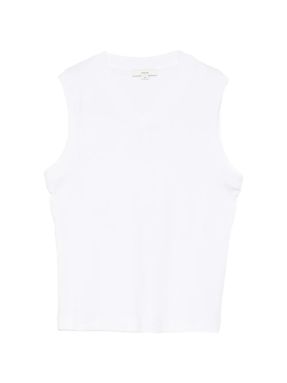 Vince V-neck sleeveless tank top - Bianco