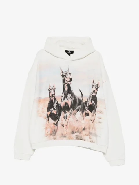 Represent dog-print hoodie