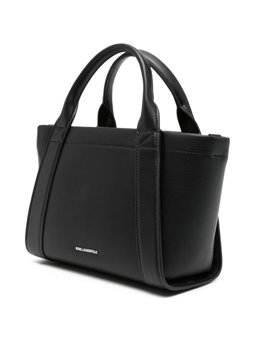  Karl Lagerfeld Small K/ville Embossed-logo Tote Bag - Black 