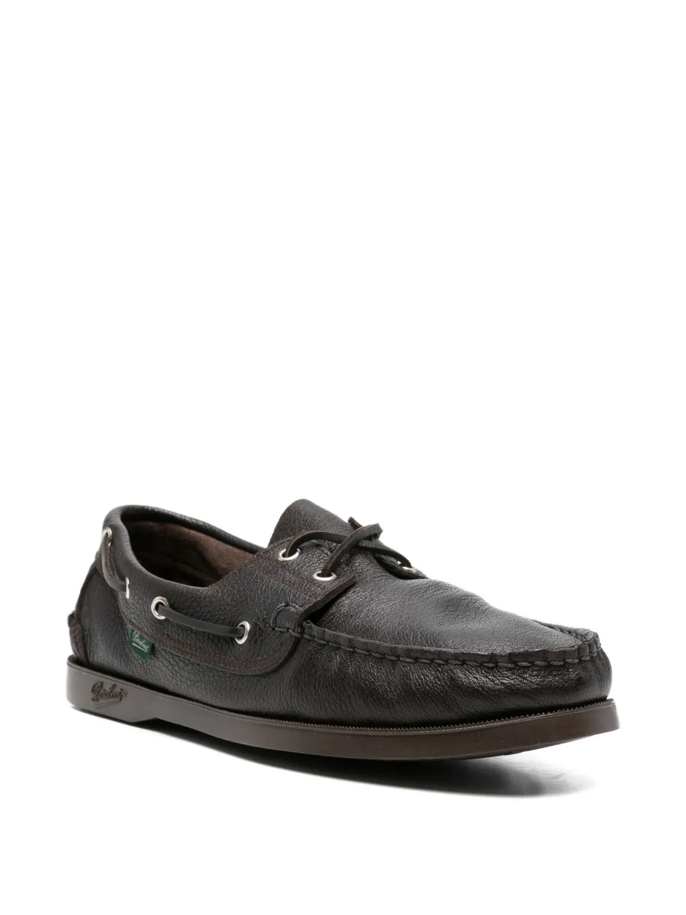 Paraboot leather boat shoes Bruin