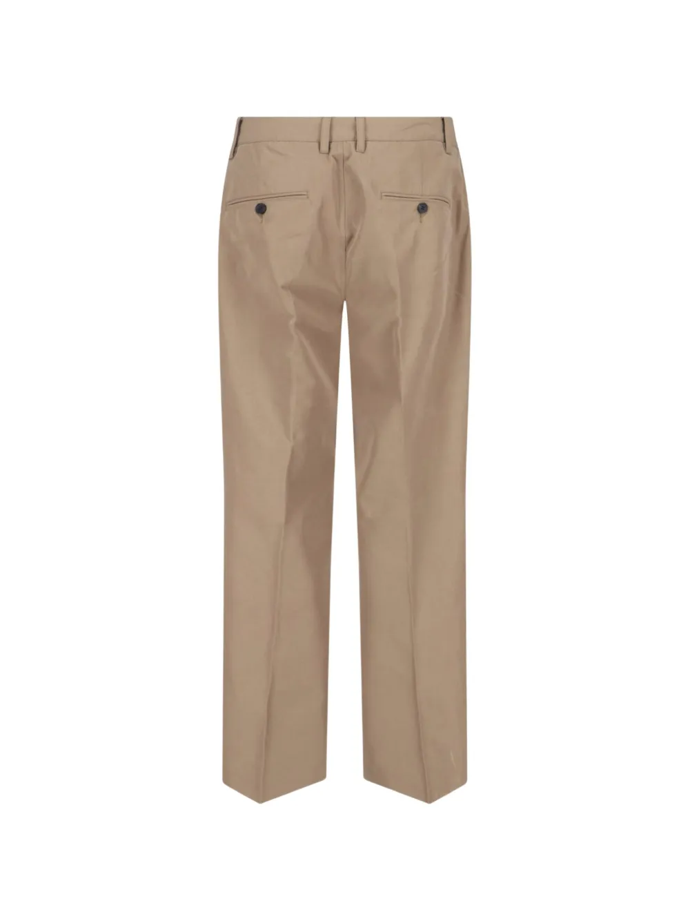  Dunst Buttoned Front-pleat Trousers - Brown 
