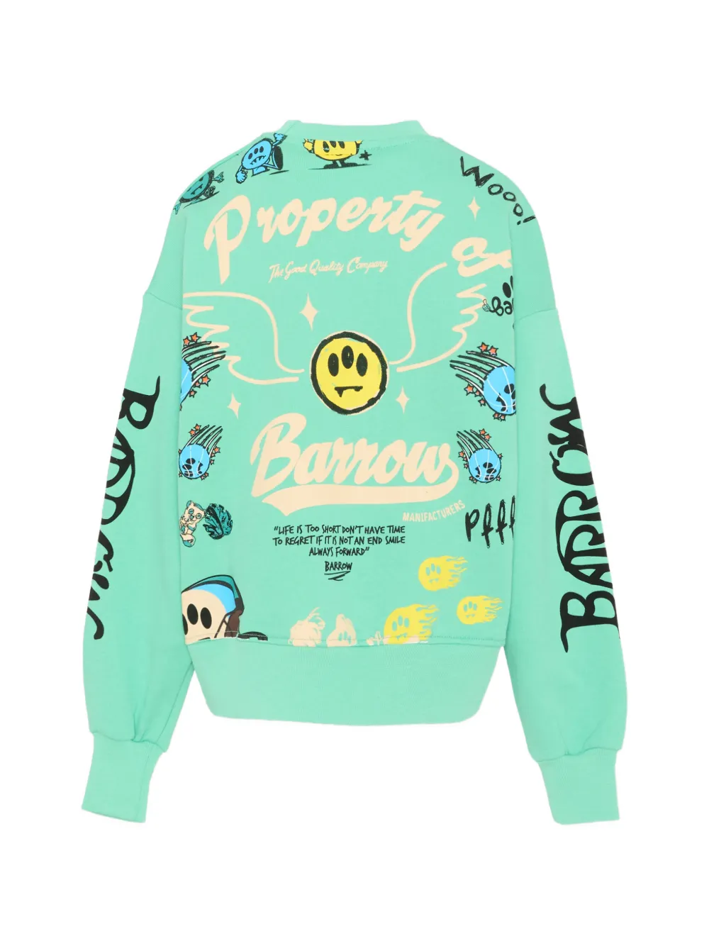  Barrow Kids Graphic Print Sweatshirt - Green 