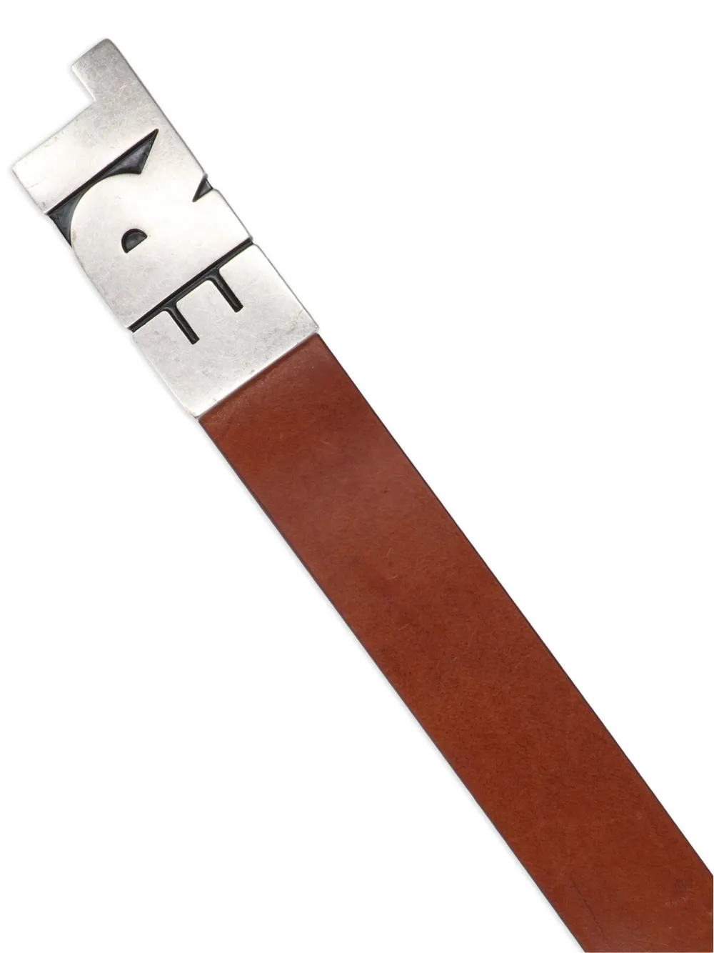 Erl Logo-plaque Belt - Brown 
