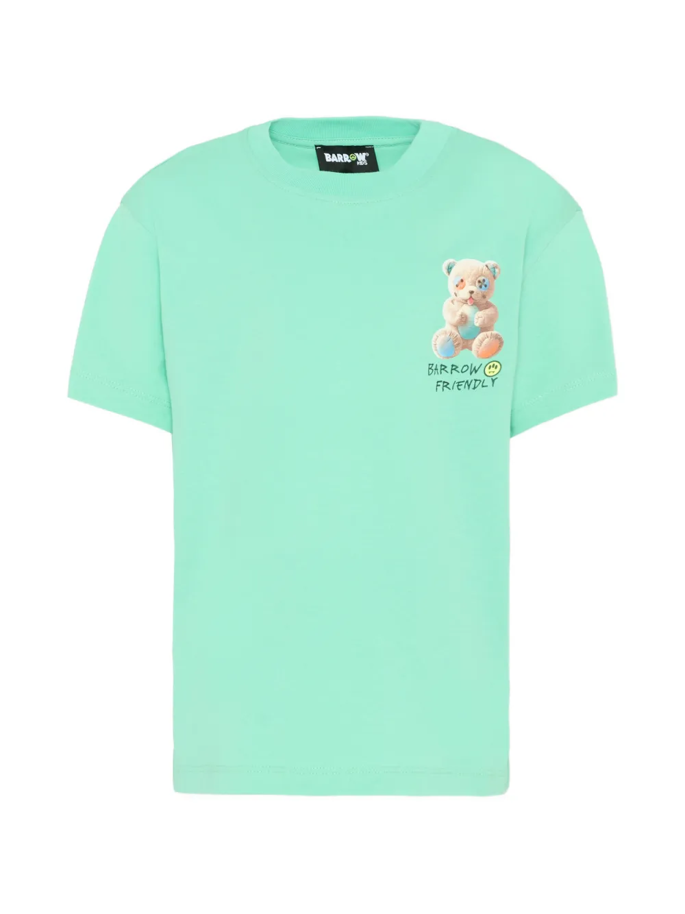 Barrow kids graphic teddy T-shirt - Verde