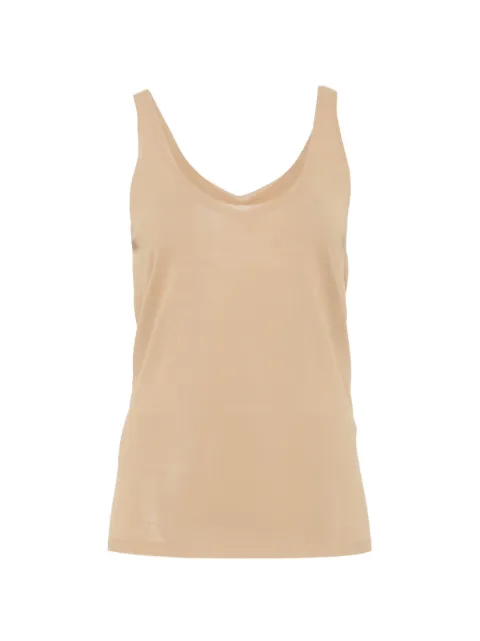 Petar Petrov fine-knit scoop-neck tank top