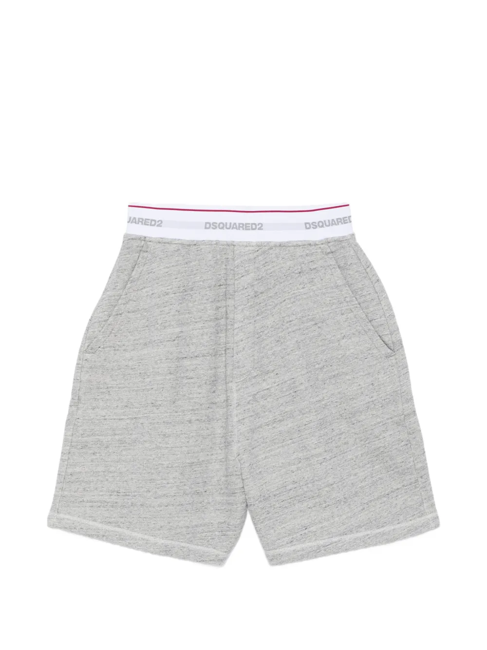DSQUARED2 logo waistband shorts - Grigio